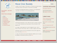 Tablet Screenshot of hovecivic.org.uk